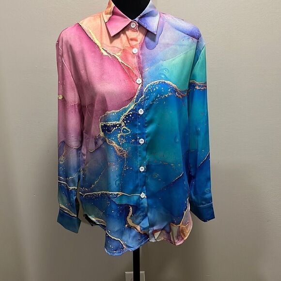 EUC Light in the box womens shirts blouse - Picture 4 of 6